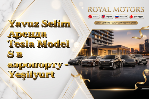 Yavuz Selim Аренда Tesla Model S в аэропорту - Yeşilyurt