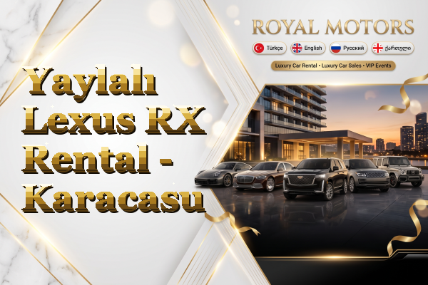 Yaylalı Lexus RX Rental - Karacasu