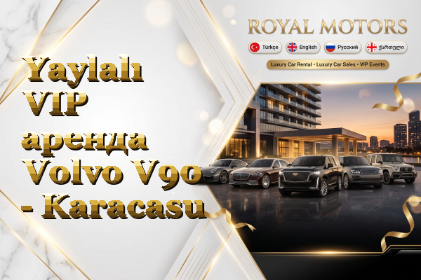 Yaylalı VIP аренда Volvo V90 - Karacasu