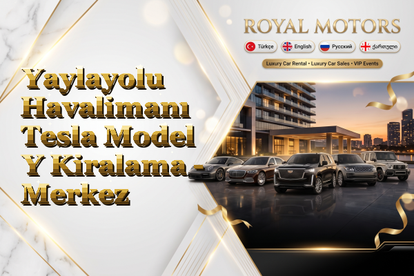 Yaylayolu Havalimanı Tesla Model Y Kiralama - Merkez