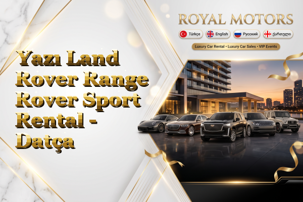 Yazı Land Rover Range Rover Sport Rental - Datça