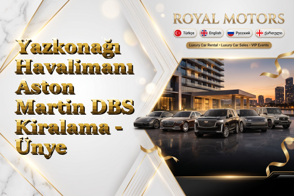 Yazkonağı Havalimanı Aston Martin DBS Kiralama - Ünye