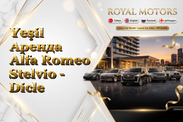 Yeşil Аренда Alfa Romeo Stelvio - Dicle