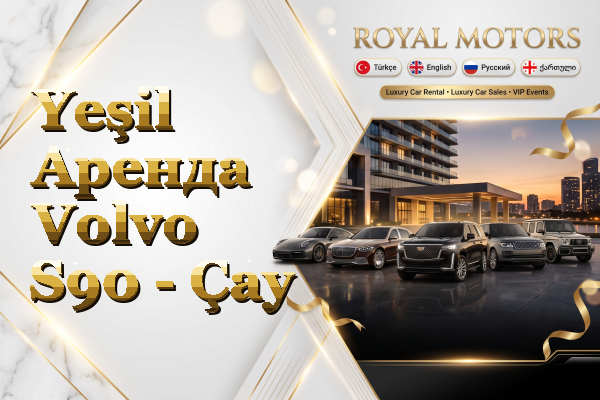 Yeşil Аренда Volvo S90 - Çay