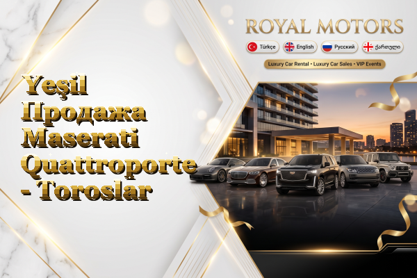 Yeşil Продажа Maserati Quattroporte - Toroslar
