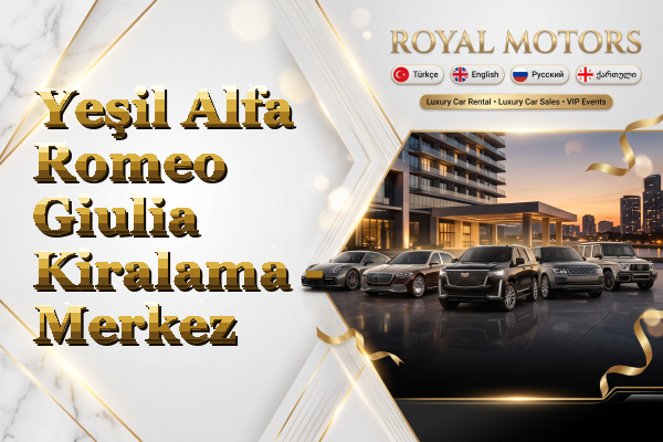 Yeşil Alfa Romeo Giulia Kiralama - Merkez
