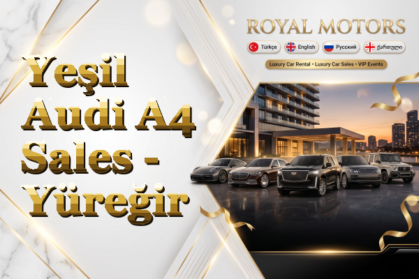 Yeşil Audi A4 Sales - Yüreğir