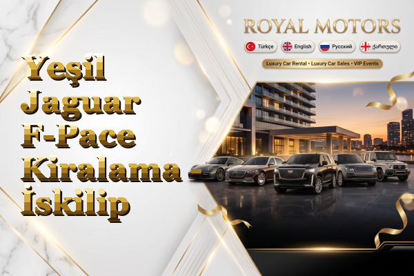 Yeşil Jaguar F-Pace Kiralama - İskilip