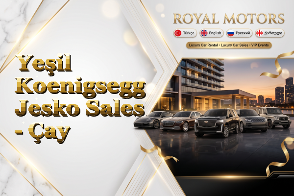 Yeşil Koenigsegg Jesko Sales - Çay