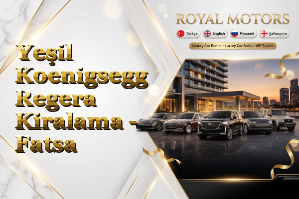 Yeşil Koenigsegg Regera Kiralama - Fatsa