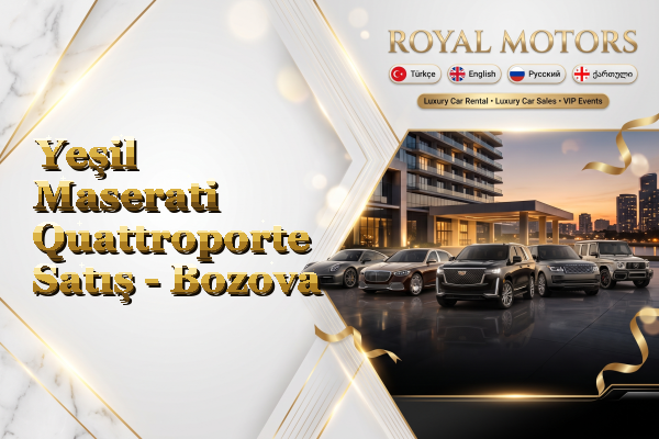 Yeşil Maserati Quattroporte Satış - Bozova