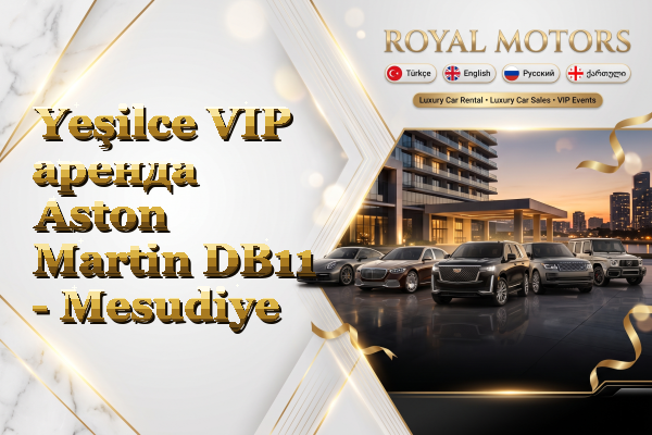 Yeşilce VIP аренда Aston Martin DB11 - Mesudiye