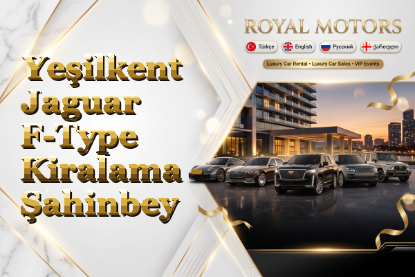 Yeşilkent Jaguar F-Type Kiralama - Şahinbey