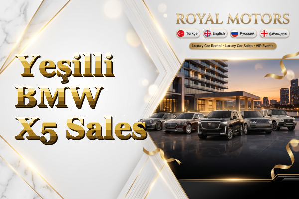 Yeşilli BMW X5 Sales