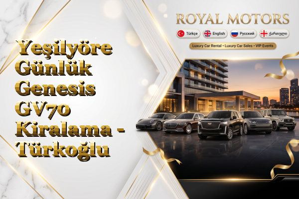 Yeşilyöre Günlük Genesis GV70 Kiralama - Türkoğlu