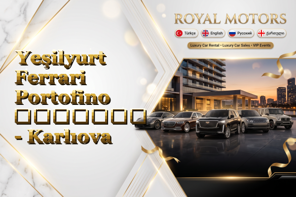 Yeşilyurt Ferrari Portofino გაყიდვა - Karlıova