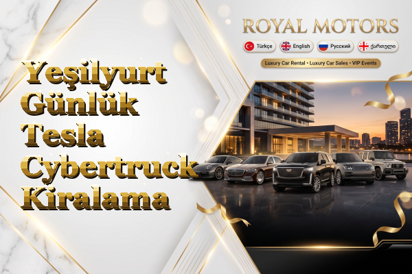 Yeşilyurt Günlük Tesla Cybertruck Kiralama