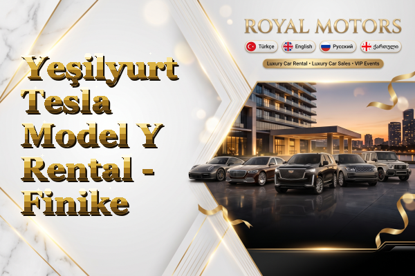 Yeşilyurt Tesla Model Y Rental - Finike