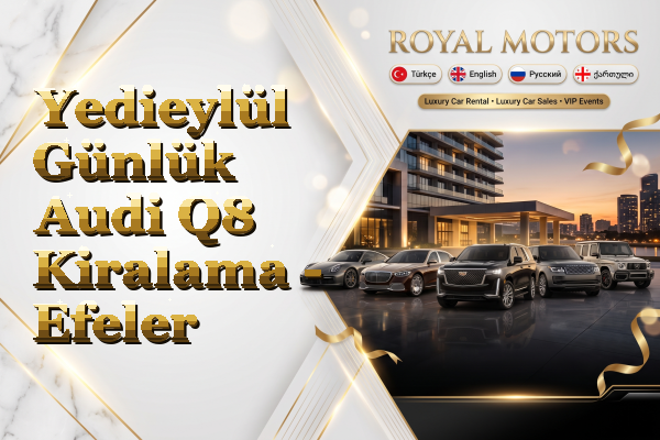 Yedieylül Günlük Audi Q8 Kiralama - Efeler