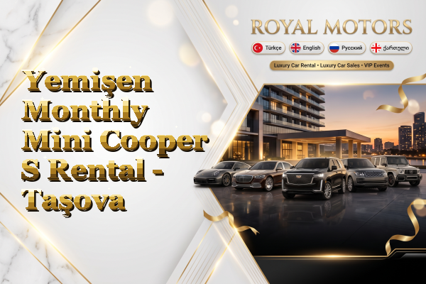 Yemişen Monthly Mini Cooper S Rental - Taşova