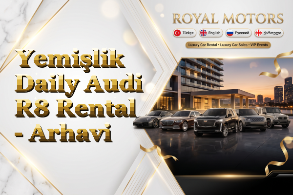 Yemişlik Daily Audi R8 Rental - Arhavi