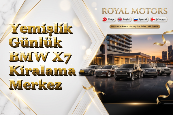 Yemişlik Günlük BMW X7 Kiralama - Merkez