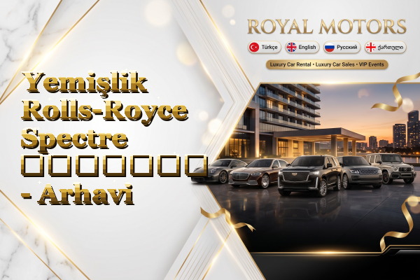 Yemişlik Rolls-Royce Spectre გაყიდვა - Arhavi