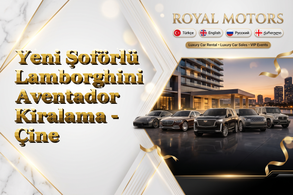 Yeni Şoförlü Lamborghini Aventador Kiralama - Çine