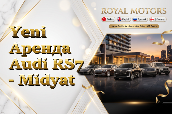 Yeni Аренда Audi RS7 - Midyat