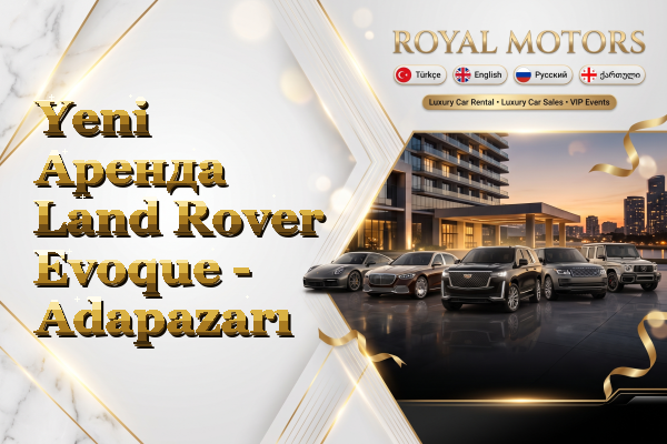 Yeni Аренда Land Rover Evoque - Adapazarı