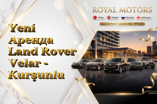 Yeni Аренда Land Rover Velar - Kurşunlu