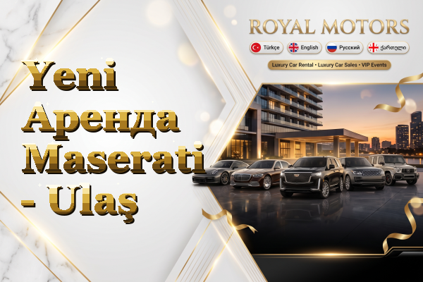 Yeni Аренда Maserati - Ulaş
