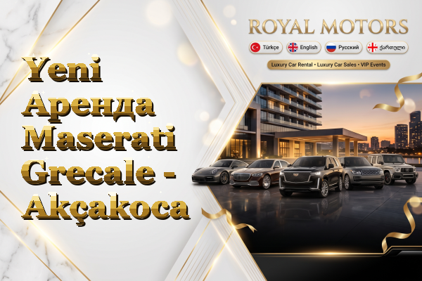 Yeni Аренда Maserati Grecale - Akçakoca