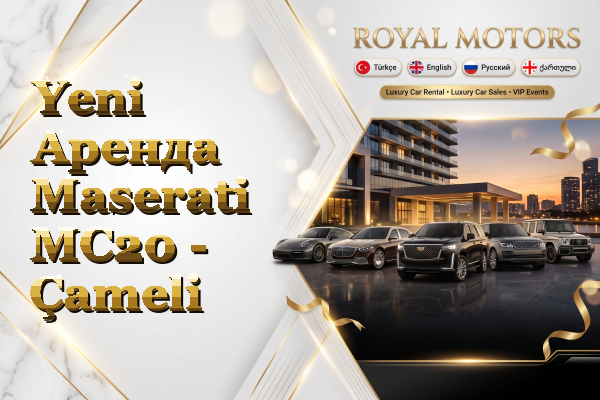 Yeni Аренда Maserati MC20 - Çameli