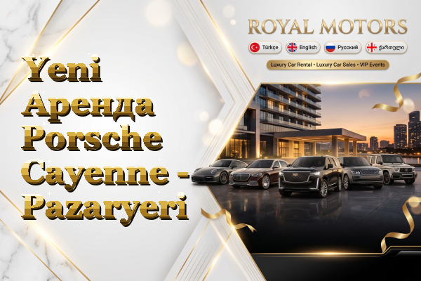 Yeni Аренда Porsche Cayenne - Pazaryeri