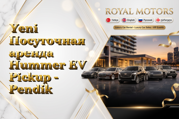 Yeni Посуточная аренда Hummer EV Pickup - Pendik