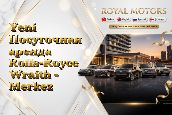 Yeni Посуточная аренда Rolls-Royce Wraith - Merkez