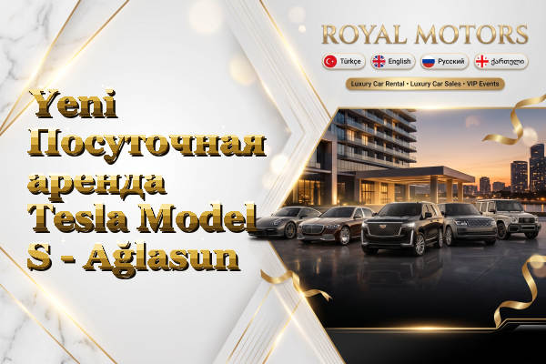 Yeni Посуточная аренда Tesla Model S - Ağlasun