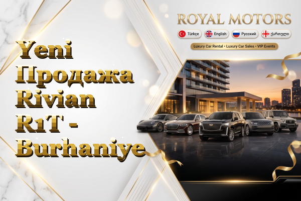 Yeni Продажа Rivian R1T - Burhaniye