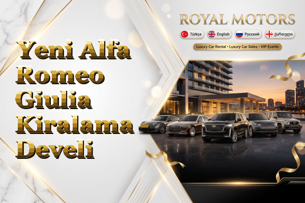 Yeni Alfa Romeo Giulia Kiralama - Develi
