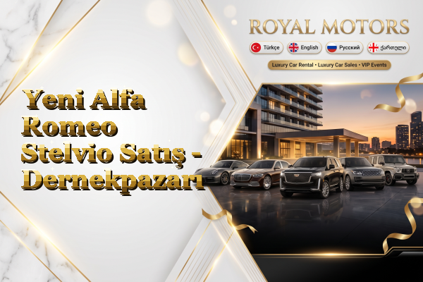 Yeni Alfa Romeo Stelvio Satış - Dernekpazarı