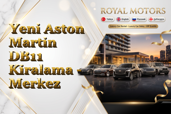 Yeni Aston Martin DB11 Kiralama - Merkez