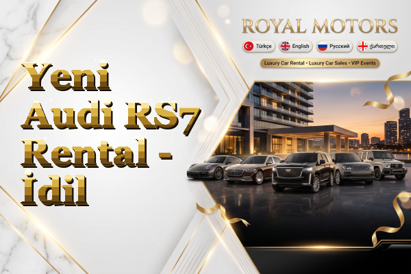 Yeni Audi RS7 Rental - İdil