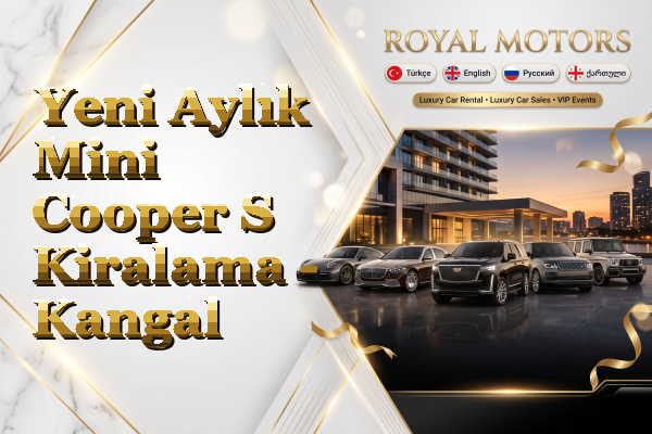 Yeni Aylık Mini Cooper S Kiralama - Kangal