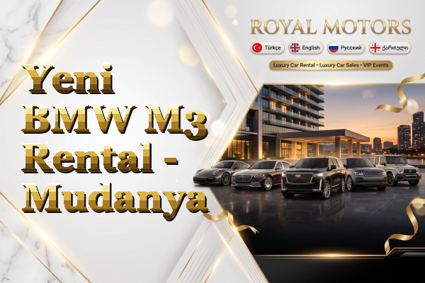 Yeni BMW M3 Rental - Mudanya