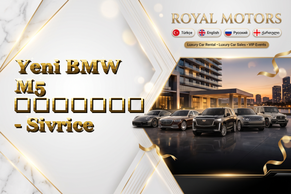 Yeni BMW M5 გაყიდვა - Sivrice
