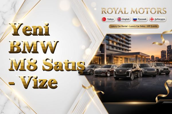 Yeni BMW M8 Satış - Vize