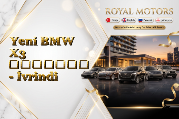 Yeni BMW X3 გაყიდვა - İvrindi