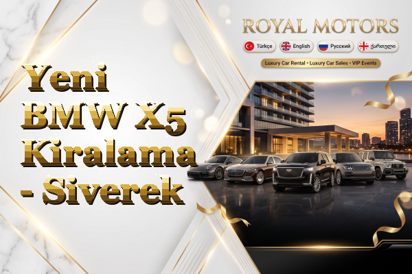 Yeni BMW X5 Kiralama - Siverek