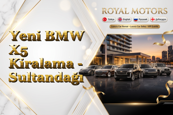 Yeni BMW X5 Kiralama - Sultandağı